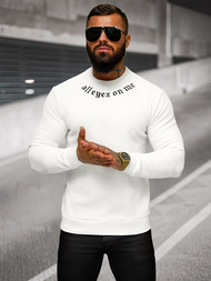 Sudadera de hombre blanca OZONEE O/P2027