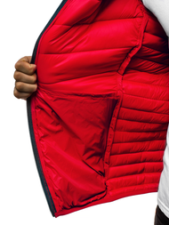 Chaqueta de hombre roja OZONEE JB/JP1137Z