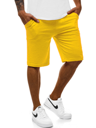 Pantalón corto de hombre amarillo OZONEE MAD/2923