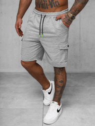 Pantalón corto de hombre gris OZONEE JS/8K218/2