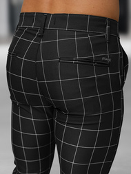 Pantalón chino de hombre negro OZONEE DJ/5505Z