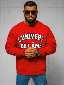 Sudadera de roja OZONEE O/SWE23055