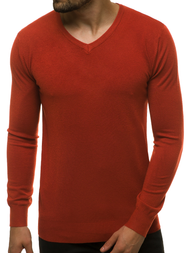 Jersey de hombre camel oscuro OZONEE TMK/YY03/10