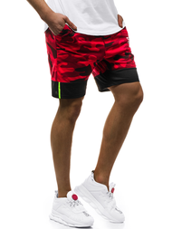 Pantalón corto de hombre rojo JS/KK300158