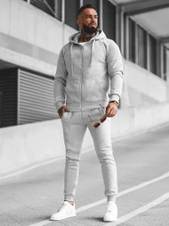 Chándal de hombre gris OZONEE JS/68C10386/2Z