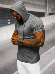 Camiseta de hombre grafito OZONEE JS/8T89/5