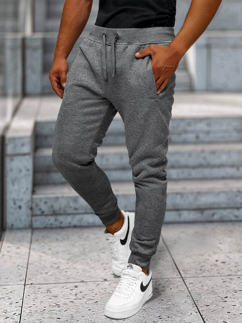 Pantalón de chándal de hombre grafito OZONEE JS/XW01Z