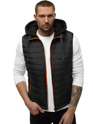 Chaleco de hombre negra OZONEE N/6102Z