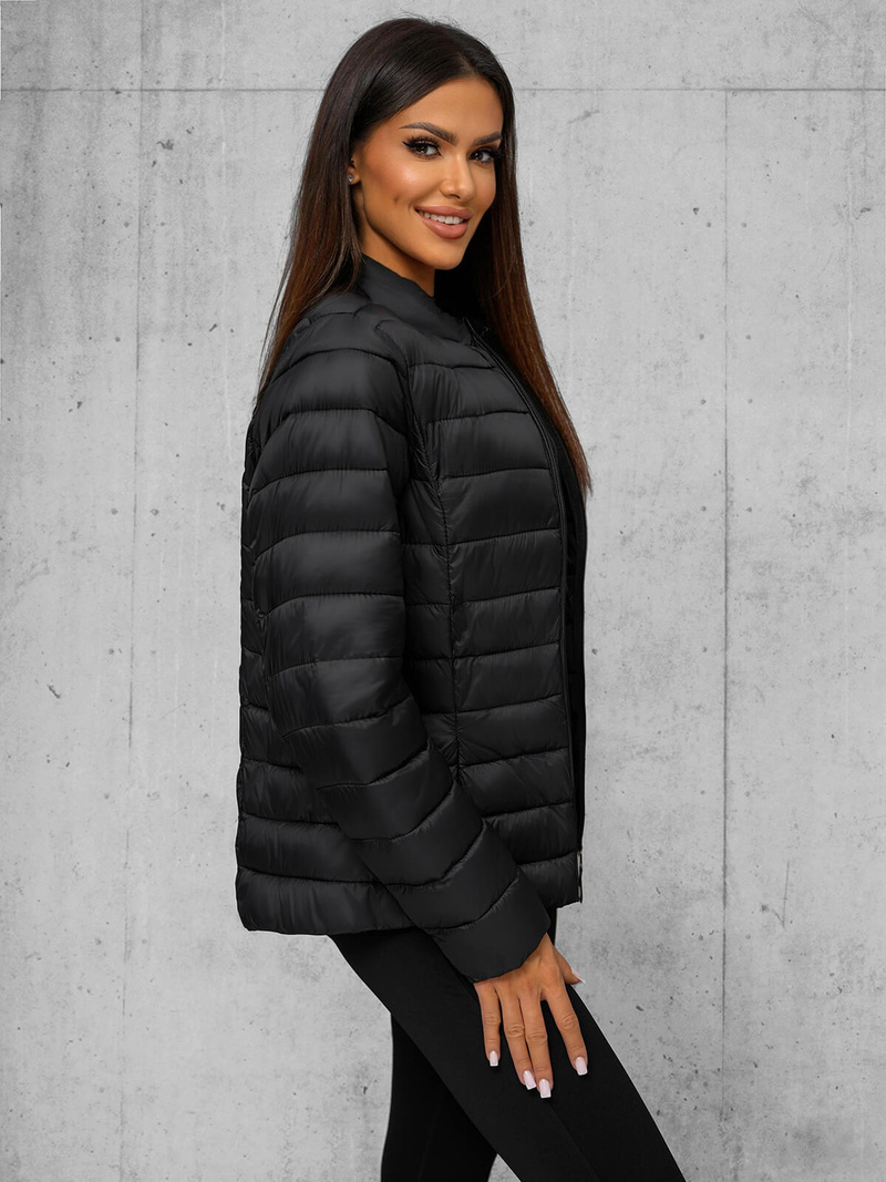 Chaqueta de mujer negra OZONEE JS/11Z8170Z