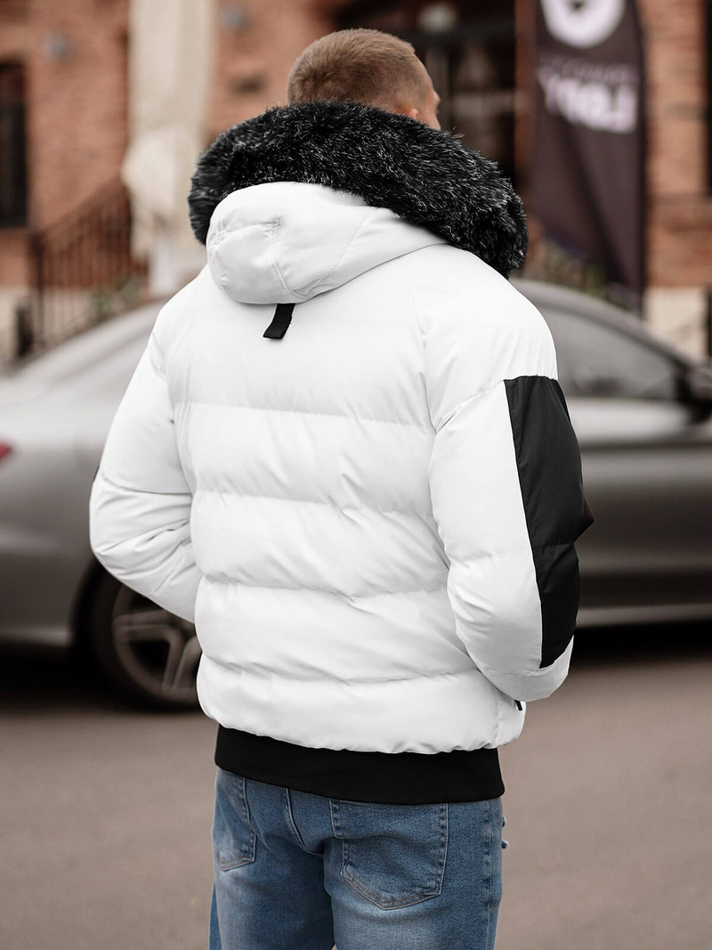 Chaqueta de hombre blanca OZONEE O/M798Z