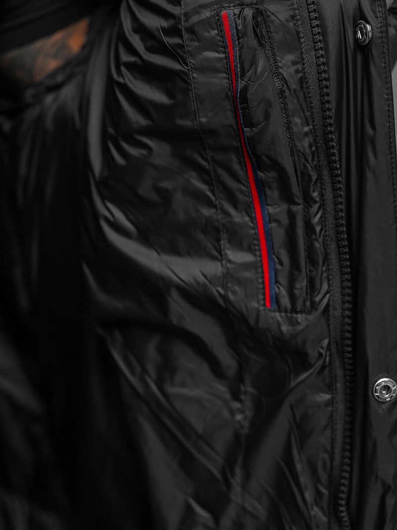 Chaqueta de hombre negra OZONEE O/M3202