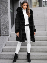 Chaqueta de mujer negra OZONEE JS/5M3156/392