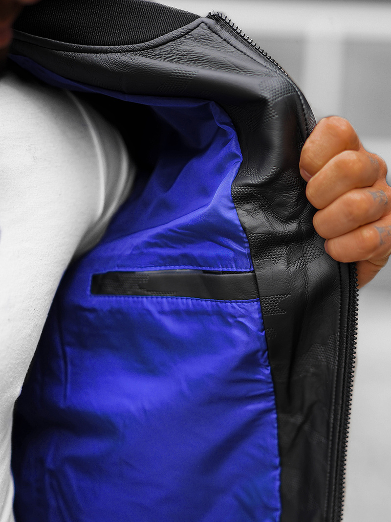 Chaqueta de hombre negra OZONEE O/3A63