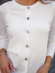 Jersey de mujer blanco OZONEE JS/53B5210/1