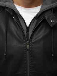 Chaqueta de hombre negr OZONEE JB/JP1136