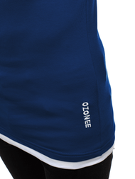 Camiseta de hombre índigo OZONEE O/1273Z