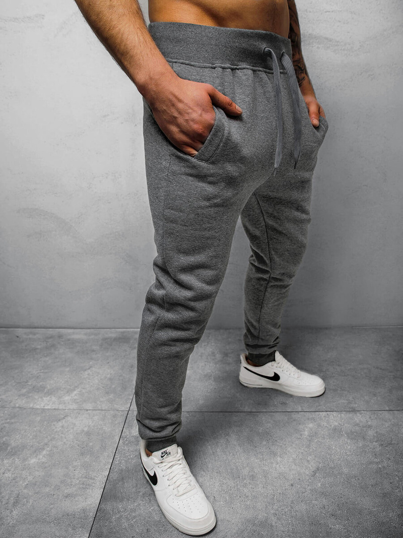 Pantalón de chándal de hombre grafito OZONEE JS/XW01Z