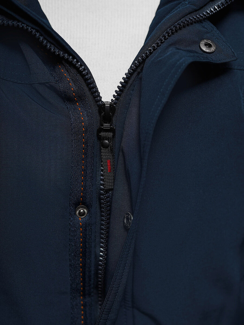 Chaqueta de hombre azul marino OZONEE JS/5M718/215