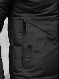 Chaqueta de hombre negra OZONEE JS/M1966/392