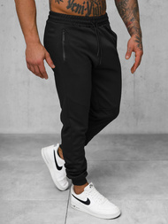 Pantalón de chándal de hombre negras OZONEE JS/15K1818/3