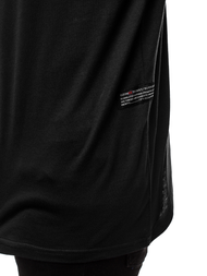 Camiseta de manga larga de hombre negro OZONEE O/1292Z 