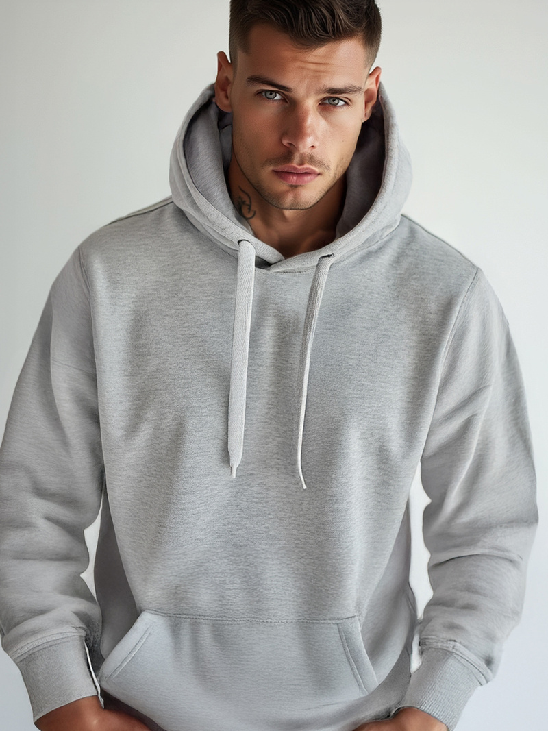 Sudadera de hombre gris OZONEE JS/2009Z
