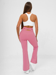 Leggings para mujer con piernas anchas rosa OZONEE JS/17K587/111
