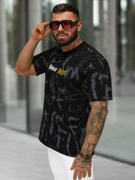 Camiseta de hombre negras OZONEE O/YN2/621