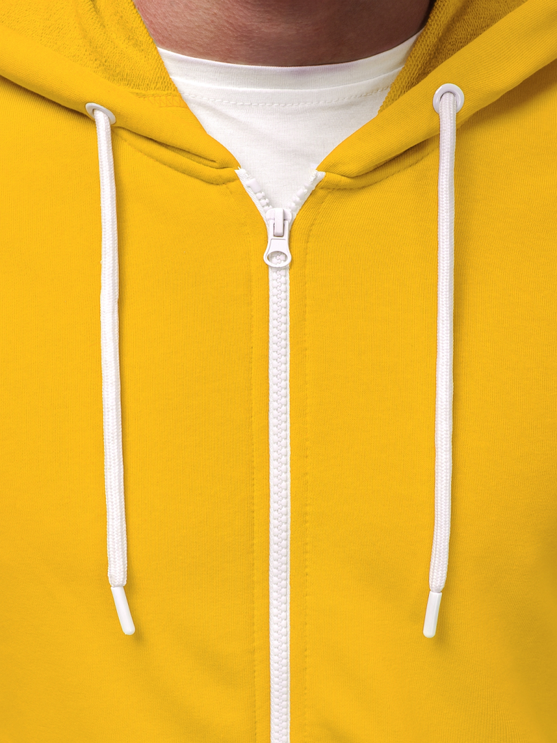Sudadera de hombre amarilla OZONEE A/1009Z