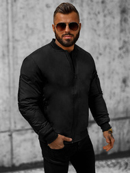 Chaqueta de hombre negra OZONEE JS/AK95Z