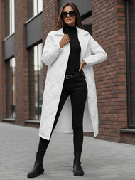 Chaqueta de mujer blanca OZONEE JS/5M3177/281Z