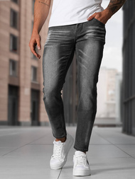 Vaqueros de hombre grafito OZONEE NB/MP0199GSZ