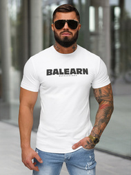 Camiseta de hombre blanco OZONEE NB/MT3135