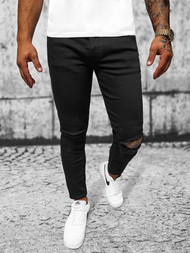 Vaqueros de hombre negras OZONEE E/5391/02