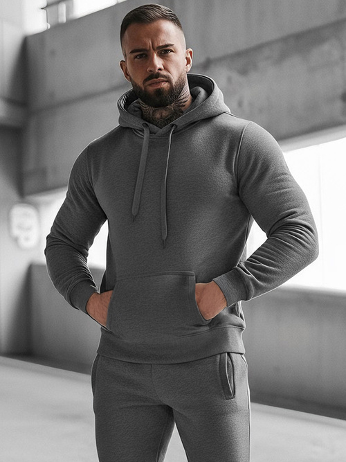 Chándal de hombre grafito OZONEE JS/68C10381/5Z