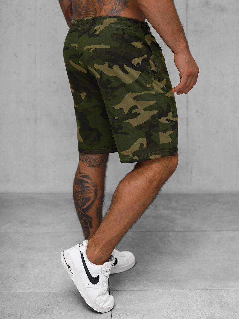 Pantalón corto de hombre verde OZONEE JS/8K283/29