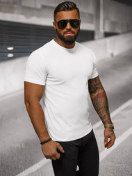 Camiseta de hombre blanco OZONEE O/L1192