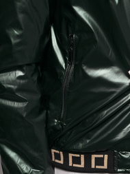 Chaqueta de mujer verde-oscura OZONEE JS/16M9087/136