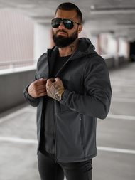 Chaqueta softshell para hombre grafito OZONEE JS/27B6523/5Z