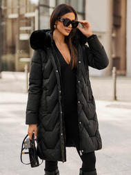 Chaqueta de mujer negra OZONEE JS/16M9202/392