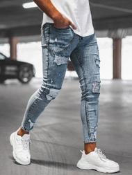 Vaqueros de hombre azul claro OZONEE DP/214