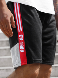 Pantalón corto de hombre negro JS/KS2501