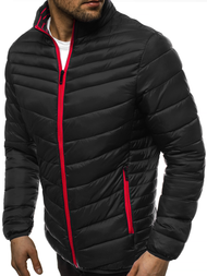 Chaqueta de hombre negra OZONEE JB/JP1137