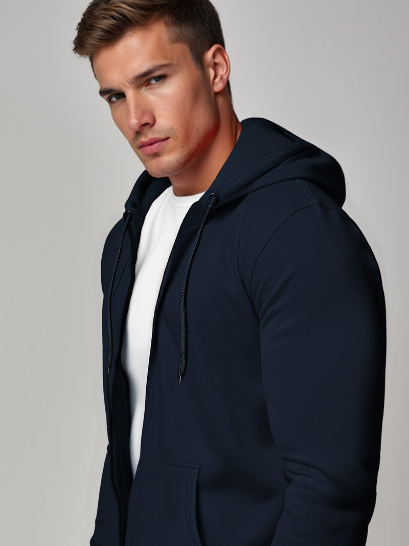 Sudadera de hombre granate oscuro OZONEE JS/2008