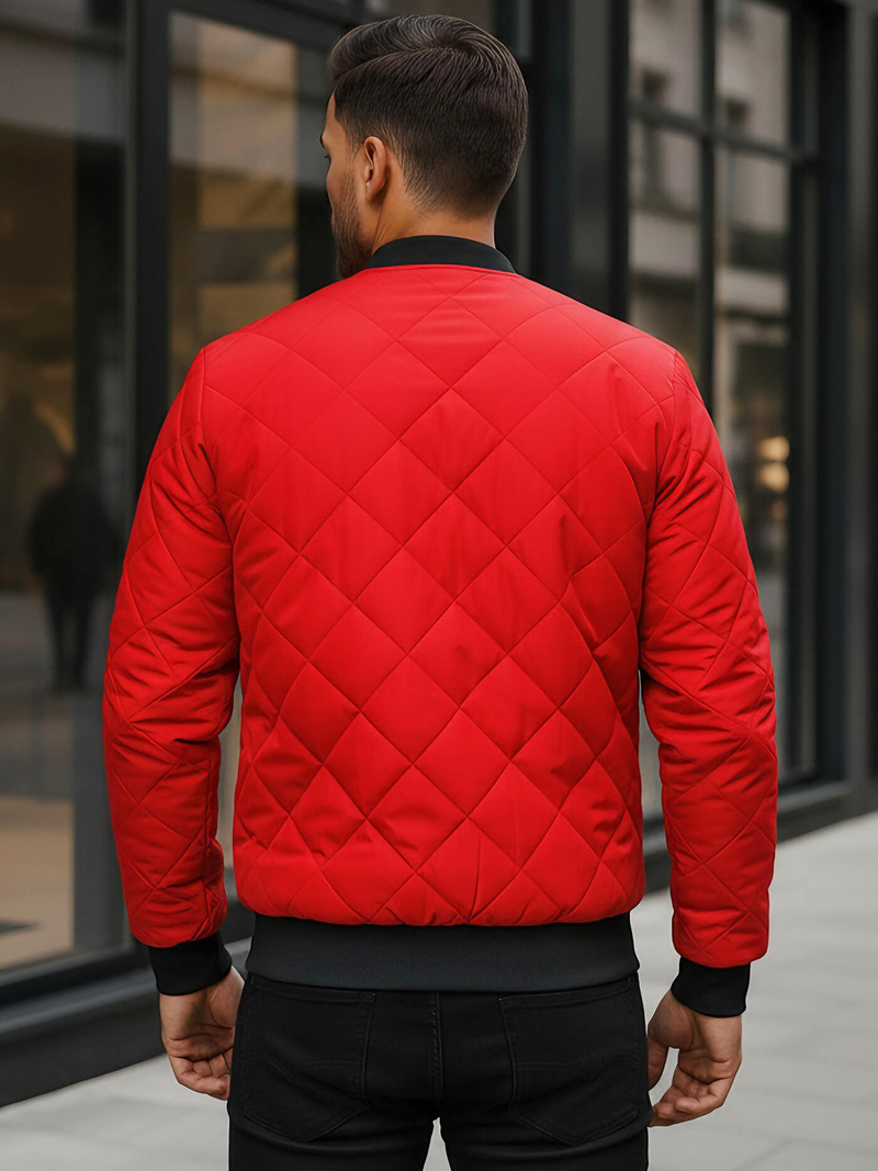 Chaqueta de hombre roja OZONEE JS/MY01Z