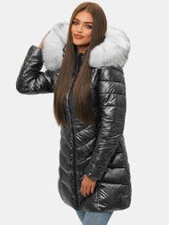 Chaqueta de mujer negra OZONEE JS/M9053/392