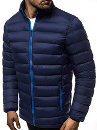 Chaqueta de hombre azul marino OZONEE JB/JP1111