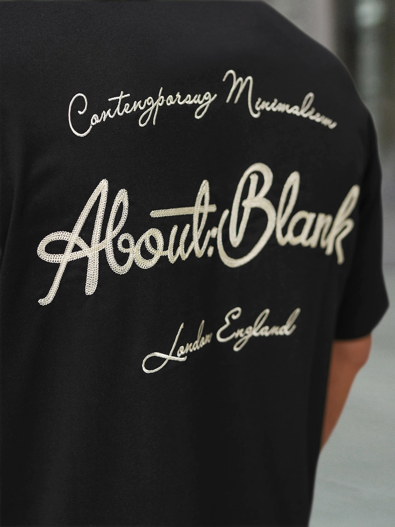 Camiseta de hombre negras OZONEE O/QQ1195