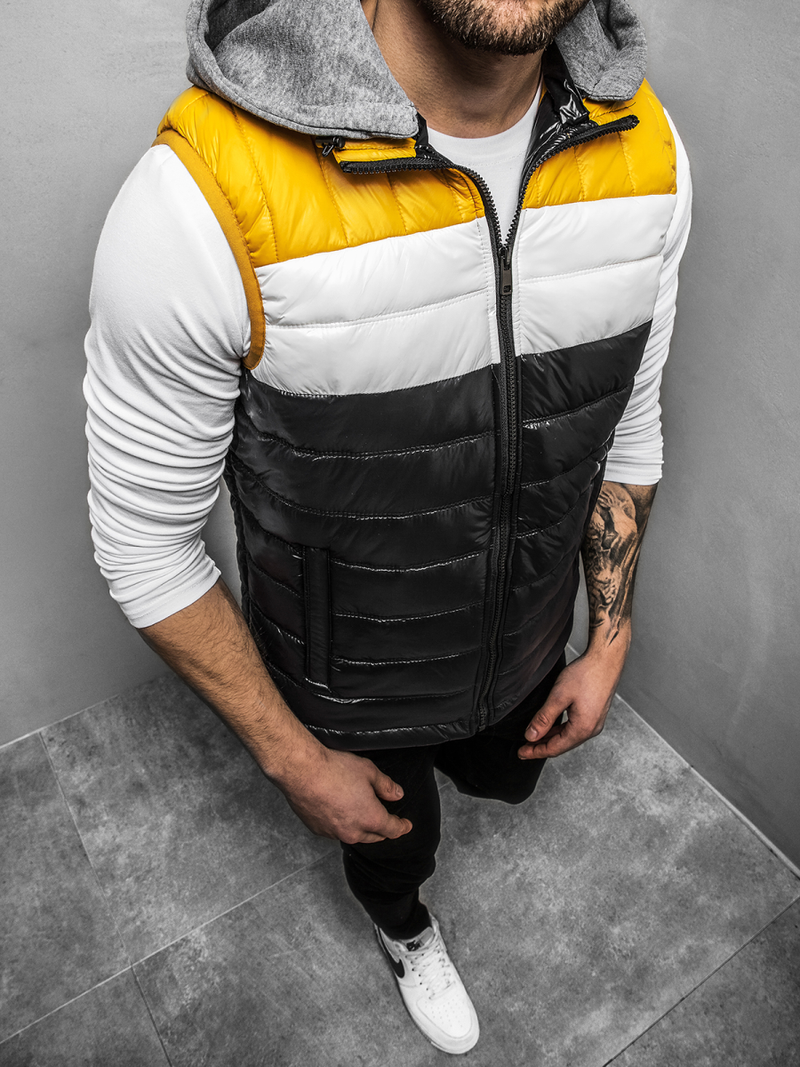 Chaleco de hombre negra OZONEE N/6105Z