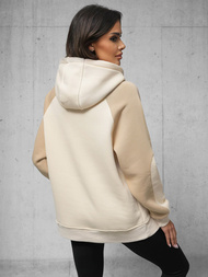 Sudadera de beige OZONEE O/SWE23037Z